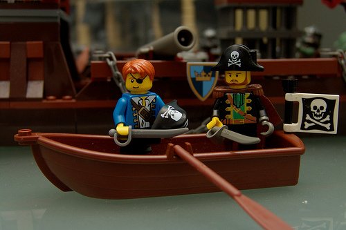 Deze piraten hebben niets met het Ritz van doen