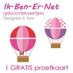 Ik Ben Er geboortekaartjes Ik Ben Er geboortekaartjes